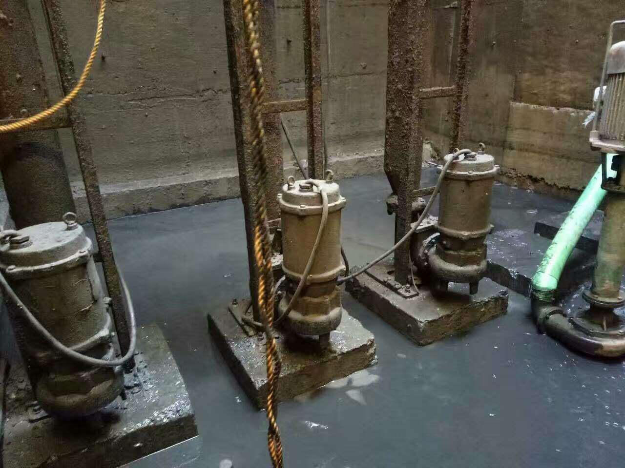 金门污水池清理